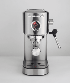 capsule + coffee powder + milk foam 3 in 1 semi-automatic coffee machine. 20Bar extraction mocha, 1 cup / 2 cup, 1350W, powder hammer 51mm