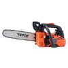 Gas Chainsaw, 25.4CC 12" 1.2HP, Gasoline Powered Chain Saw, Handheld Cordless Petrol Chainsaws for Tree Wood Branch Cutting, Tree Trimming