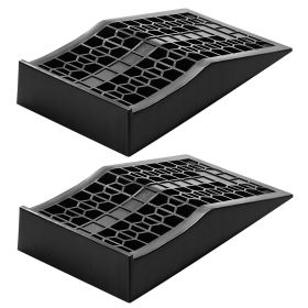Car Ramps, 2 PCS 20000 lbs GVW Capacity, 2.6 in Lift Height, Portable Low Profile Car Service Ramps for Home Garage Maintenance & Oil Changes