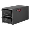 Post Mount Mailbox, Anti-Pry & Anti-Theft Mailboxes for Outside, Heavy Duty Lockable Mail Box with Magnetic Door
