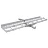 Motorcycle Carrier, 400 lbs Capacity, Heavy Duty Aluminum Hitch Mount Rack with 73in Loading Ramp, Straps & Stabilizer