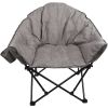 Camping Club Chair; Gray