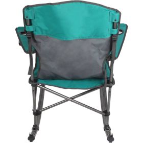 Foldable Comfort Camping Rocking Chair; Green; 300 lbs Capacity; Adult