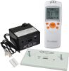 Durablow TR1003 Gas Fire Fireplace On/Off Remote Control Kit + Thermostat + Timer for Millivolt Valve; IPI Module; Replaces Wall Switch or Thermosta