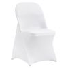 Stretch Spandex Folding Chair Covers, Universal Fitted Chair Cover, Removable Washable Protective Slipcovers, for Wedding, Holiday, Banquet, Party