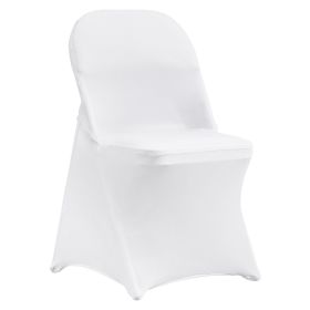 Stretch Spandex Folding Chair Covers, Universal Fitted Chair Cover, Removable Washable Protective Slipcovers, for Wedding, Holiday, Banquet, Party