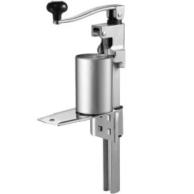 VEVOR Manual Can Opener, Sturdy Tabletop Can Opener for Big Cans, Durable with Stand, Height-Adjustable Professional Jar Opener