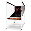 Arcade Cage Basketball Game, 2 Player Indoor Basketball Game, Home Dual Shot Sport with 5 Balls, 8 Game Modes, Electronic Scoreboard