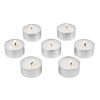 200 Pack Unscented Tea Lights Candles 6.5 Hours Long Burning Smokeless Tealight Candles, Dripless with Aluminum Cups