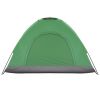 3-4 Person Camping Dome Tent Army Green