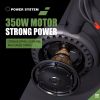WHOSU J03 PRO Electric Scooter 8.5Tires Up to 17/22 Miles Range 350W Motor 19 MPH Portable Folding Commuting Electric Scooter Adults with Double Brak