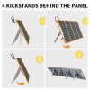 100W 18V Portable Solar Panel; Flashfish Foldable Solar Charger with 5V USB 18V DC Output Type-C Output Compatible with Portable Generator; Smartph
