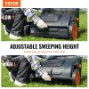 VEVOR Push Lawn Sweeper, 21inch Leaf & Grass Collector