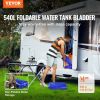 540L/142.7 Gallon Water Storage Bladder, RV Water Tank, 1000D Blue PVC Collapsible Water Storage Containers, Large Capacity Soft Water Bag