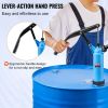 VEVOR Drum Pump, 9.5 oz. Per Stroke, Lever-Action Barrel Pump, Fits 5-55 Gallon Drums with 3-Section Suction Tube Assembly & Hose, Hand Operated
