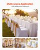 Stretch Spandex Folding Chair Covers, Universal Fitted Chair Cover, Removable Washable Protective Slipcovers, for Wedding, Holiday, Banquet, Party
