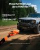 VEVOR 10 T Winch Snatch Block, 22,000 lbs Capacity Block and Tackle Pulley System, Work with 0.4" - 0.55" Rope, Winch Hook Accessories