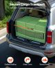 Cargo Bar, Ratcheting Cargo Bar Adjustable from 40" to 73", Heavy-duty Steel Cargos Stabilizer with Non-Slip Foot Pads