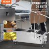 VEVOR Mobile Fryer Filter, 55L Oil Tank Capacity, Oil Filtration System with 10 L/min Oil Filtration Speed