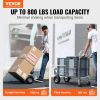 VEVOR Aluminum Hand Truck, 2 in 1, 800 lbs Load Capacity, Heavy Duty Industrial Convertible Folding Hand Truck and Dolly