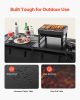 Camping Kitchen Table Folding Portable Outdoor Cook Station 3 Adjustable Height