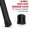 5 Core Speaker Stand Height Adjustable PA DJ Tripod Studio Monitor Stands w 35mm Compatible Insert - SS ECO 1PK BLK WoB