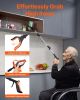 Grabber Reacher Tool, 43" Foldable Reacher Grabber Pickup Tool with 360Â° Rotating Jaw, Magnet and LED Light