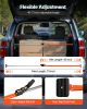 Cargo Bar, Ratcheting Cargo Bar Adjustable from 40" to 73", Heavy-duty Steel Cargos Stabilizer with Non-Slip Foot Pads