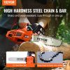 Gas Chainsaw, 25.4CC 12" 1.2HP, Gasoline Powered Chain Saw, Handheld Cordless Petrol Chainsaws for Tree Wood Branch Cutting, Tree Trimming
