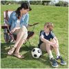 Original Canopy Chair - Foldable Chair for Camping; Tailgates; and Outdoor Events - Black Stripe