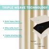 Ivory Smooth 50 in. W x 106 in. L Thermal Grommet Blackout Outdoor Light Filtering Curtain (Single Panel)