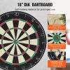 VEVOR Dartboard and Cabinet Set, Ready-to-Play Bundle Official Size Dartboard Cabinet, Steel Tip Dart Hideaway Cabinet, Features Easy Assembly