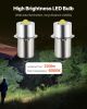 VEVOR LED Flashlight Bulbs P13.5S 4-12 Volt Maglight LED Bulbs for Flashlights