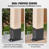 VEVOR 4x4 Post Base 4 Pcs, Inner Size 3.6"x3.6" Post Base Brackets