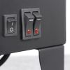 17 inch Freestanding Electric Fireplace Stove heater with 3D Flame effect