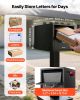 Post Mount Mailbox, Anti-Pry & Anti-Theft Mailboxes for Outside, Heavy Duty Lockable Mail Box with Magnetic Door