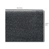 8 ft. x 12 ft. Black 90% Shade Cloth Fabric Sunscreen UV Resistant Mesh Net with Cut Edge