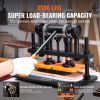 VEVOR Leather Cutting Machine, 10.2 x 4.7 in Embossing Plate Manual Die Cutter, 0.47 in Pressure Stroke Dual Guide Shafts Die Cut Machine