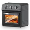 Family Size Air Fryer Toaster Oven Combo,13QT,360Â° Hot Air Circulation for Healthy Oil-Free Cooking, Multifunctional Convection Contertop Oven