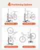 Bike Rack, Upright Bike Stand Floor for 16 to 27.5 Inch Mountain & Road Bikes