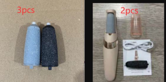 Electric Foot Grinder Foot Peeling Machine Foot Repair Tool (Option: Set4)