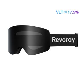 Passion M2 Ski Goggles with Magnetics Lens Changing And XPatina-Tech (Color: Black Strap + Silver Lens)
