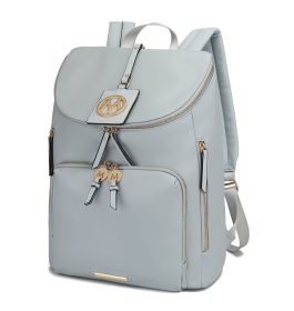 MKF Collection Angela Large Backpack Bag by Mia K (Color: Blue)